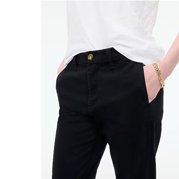J. Crew High Rise Girlfriend Chino NWT 4 petite - Picture 3 of 16